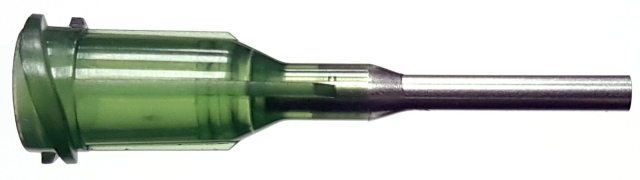 14g Blunt End Tip 0.5" Olive (pack of 50)