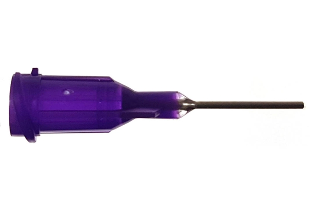 21g Blunt End Tip 0.5" Purple (pack of 50)