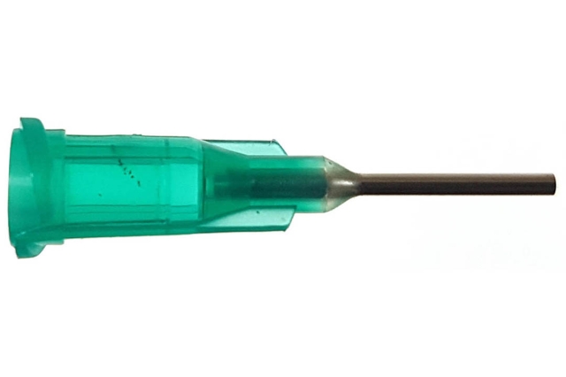 18g Blunt End Tip 0.5" Green (pk of 50)